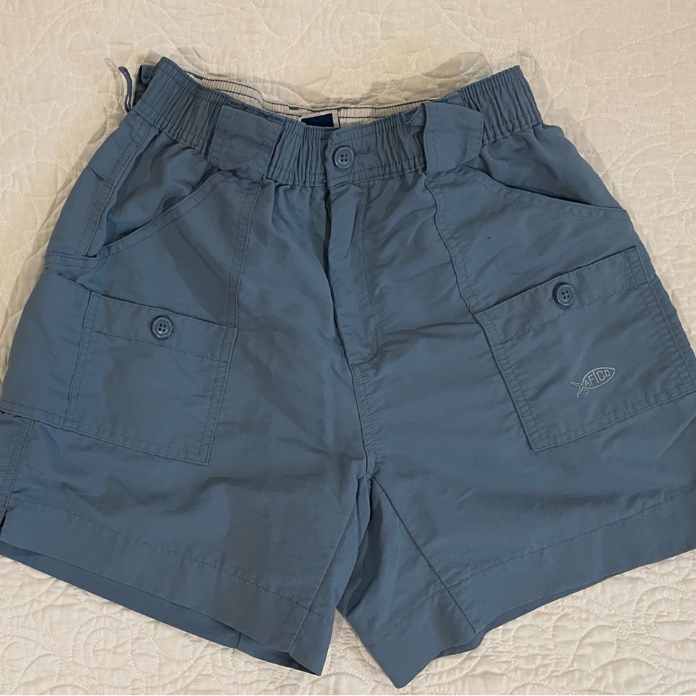 AFTCO Men's blue Cargo Shorts